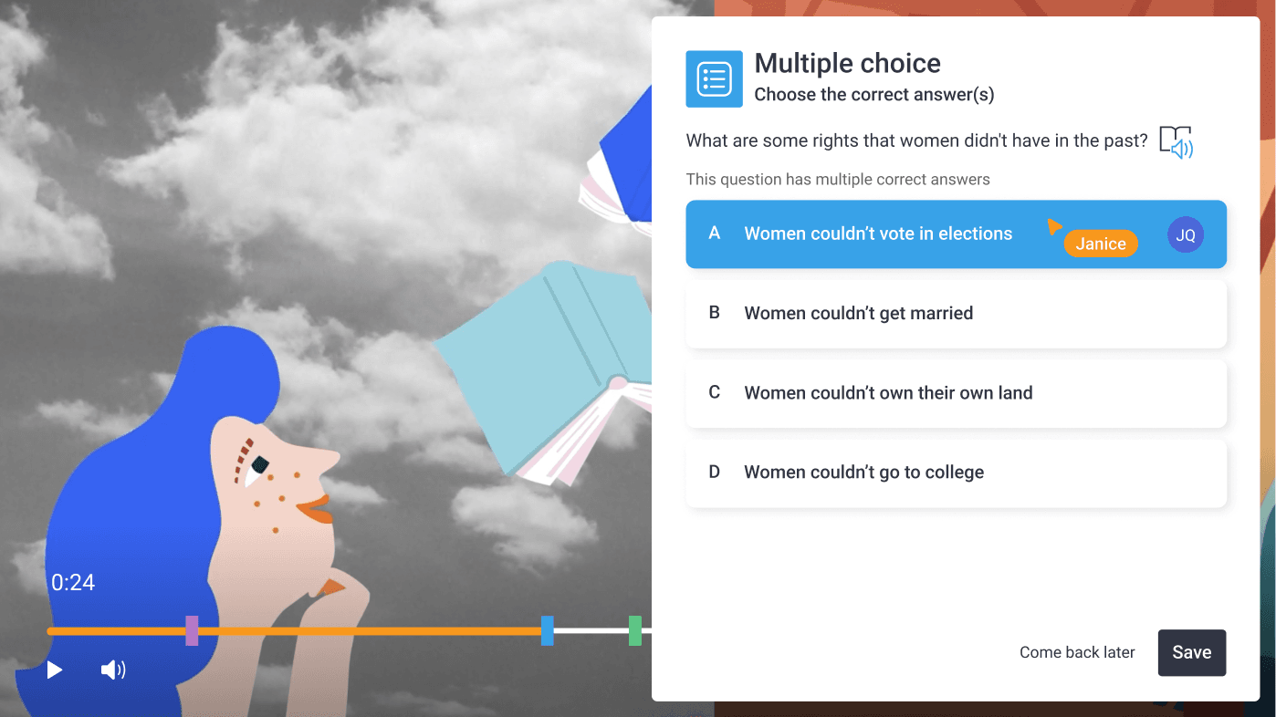 Interactive Video screen shot